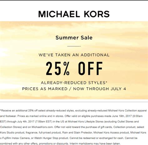 michael kors online discount code